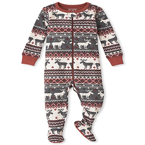 0194936892966 - THE CHILDRENS PLACE BABY AND TODDLER HOLIDAY SNUG FIT COTTON ONE PIECE PAJAMAS, MULTI CLR, 3T