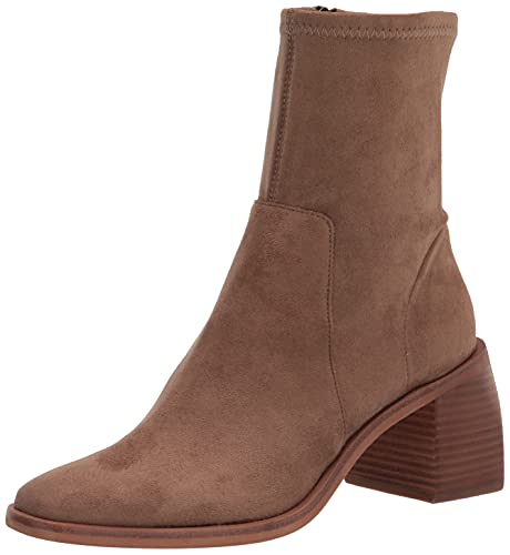 0194975601802 - DOLCE VITA WOMENS INDIGA ANKLE BOOT, TRUFFLE STELLA SUEDE, 7