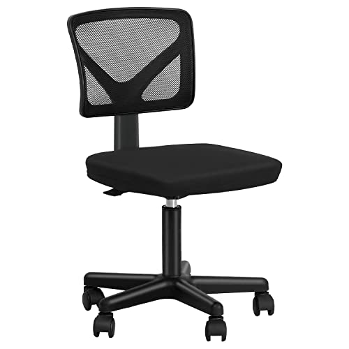 0195030068295 - OFFICE CHAIR ERGONOMIC DESK CHAIR, ARMLESS MESH COMPUTER CHAIR WITH LUMBAR SUPPORT SWIVEL ROLLING EXECUTIVE ADJUSTABLE TASK CHAIR FOR BACK PAIN
