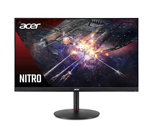 0195133080774 - ACER NITRO XV242Y PBMIIPRX 23.8 FULL HD (1920 X 1080) IPS ZERO-FRAME FREESYNC PREMIUM & G-SYNC COMPATIBLE GAMING MONITOR, UP TO 165HZ REFRESH RATE, UP TO 0.5MS (1 X DISPLAY PORT, 2 X HDMI 2.0 PORTS)