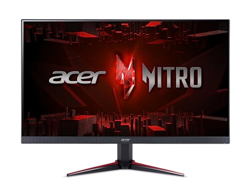 0195133189873 - ACER NITRO 23.8 FULL HD 1920 X 1080 PC GAMING IPS MONITOR | AMD FREESYNC PREMIUM | 180HZ REFRESH | UP TO 0.5MS | HDR10 SUPPORT | 99% SRGB | 1 X DISPLAY PORT 1.2 & 2 X HDMI 2.0 | VG240Y M3BIIP
