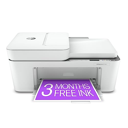 0195161618147 - HP DESKJET 4155E ALL-IN-ONE WIRELESS COLOR PRINTER, WITH BONUS 6 MONTHS FREE INSTANT INK WITH HP+ (26Q90A)