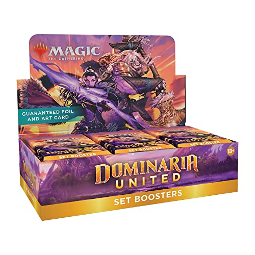 0195166129075 - MAGIC: THE GATHERING DOMINARIA UNITED SET BOOSTER BOX | 30 PACKS + BOX TOPPER CARD (361 MAGIC CARDS)