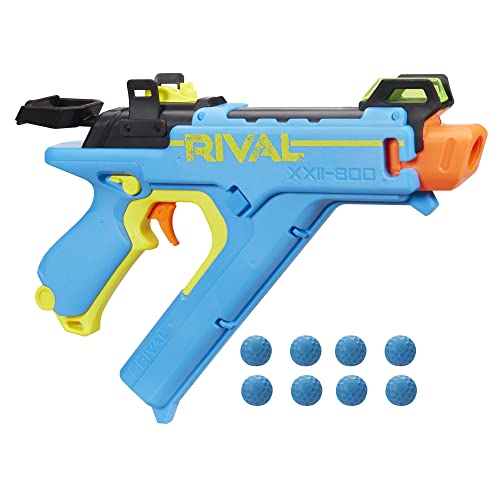 0195166153247 - NERF RIVAL VISION XXII-800 BLASTER, MOST ACCURATE RIVAL SYSTEM, ADJUSTABLE SIGHT, INTEGRATED MAGAZINE, 8 RIVAL ACCU-ROUNDS