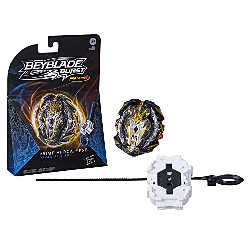 0195166155715 - BEYBLADE BURST PRO SERIES PRIME APOCALYPSE SPINNING TOP STARTER PACK -- ATTACK TYPE BATTLING GAME TOP WITH LAUNCHER TOY