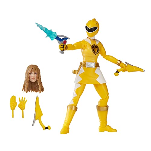 0195166158204 - POWER RANGERS LIGHTNING COLLECTION DINO THUNDER YELLOW RANGER 6-INCH PREMIUM COLLECTIBLE ACTION FIGURE TOY WITH ACCESSORIES, AGES 4 AND UP