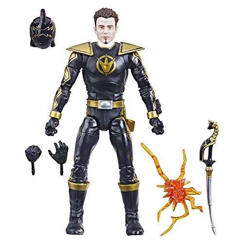 0195166164588 - POWER RANGERS LIGHTNING COLLECTION DINO THUNDER BLACK RANGER 6-INCH PREMIUM COLLECTIBLE ACTION FIGURE TOY WITH ACCESSORIES, AGES 4 AND UP
