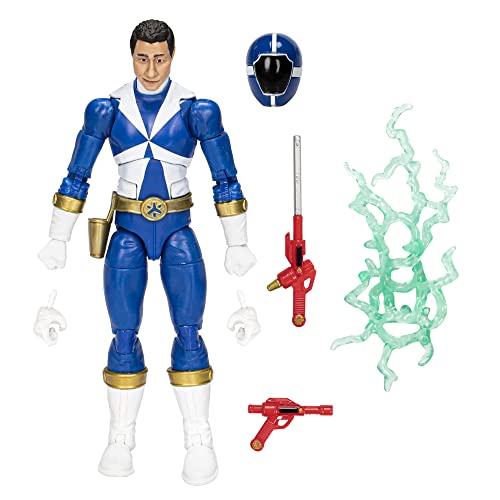 0195166218311 - POWER RANGERS LIGHTNING COLLECTION LIGHTSPEED RESCUE BLUE RANGER 6-INCH PREMIUM COLLECTIBLE ACTION FIGURE TOY WITH ACCESSORIES, KIDS AGES 4 AND UP