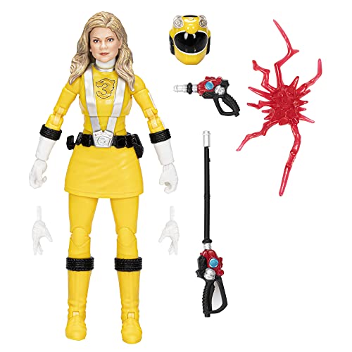 0195166218328 - POWER RANGERS LIGHTNING COLLECTION RPM YELLOW RANGER 6-INCH PREMIUM COLLECTIBLE ACTION FIGURE TOY WITH ACCESSORIES, KIDS AGES 4 AND UP