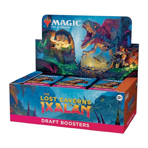 0195166229669 - MAGIC: THE GATHERING THE LOST CAVERNS OF IXALAN DRAFT BOOSTER BOX - 36 PACKS + 1 BOX TOPPER CARD (541 MAGIC CARDS)