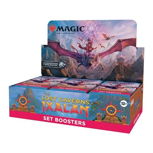 0195166229874 - MAGIC: THE GATHERING THE LOST CAVERNS OF IXALAN SET BOOSTER BOX - 30 PACKS + 1 BOX TOPPER CARD (361 MAGIC CARDS)