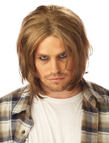 0019519024155 - CALIFORNIA COSTUMES MEN'S GRUNGE WIG, DIRTY BLONDE,ONE SIZE
