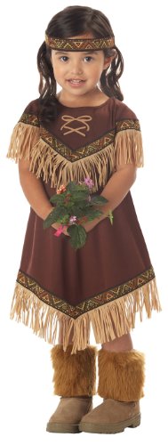 0019519027248 - LIL' INDIAN PRINCESS GIRL'S COSTUME, LARGE, ONE COLOR