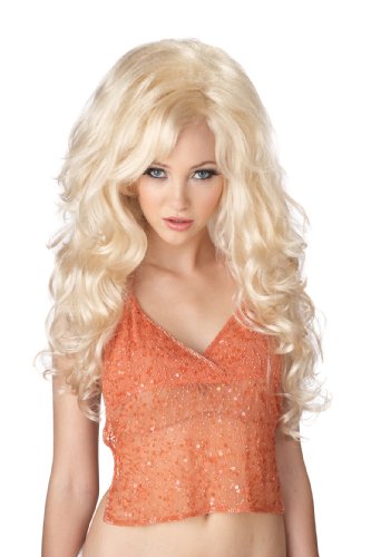 0019519035854 - CALIFORNIA COSTUMES BOMBSHELL WIG, BLONDE, ONE SIZE