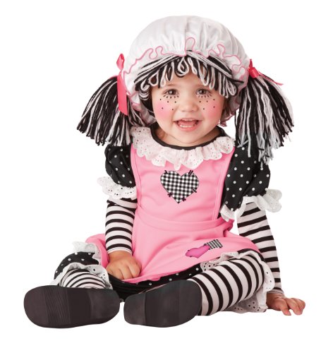 0019519073269 - CALIFORNIA COSTUMES WOMEN'S BABY DOLL INFANT, BLACK/PINK/WHITE, 12-18