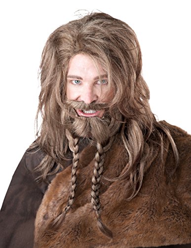 0019519087389 - CALIFORNIA COSTUMES WOMEN'S VIKING WIG BEARD AND MOUSTACHE, DIRTY BLONDE, ONE SIZE