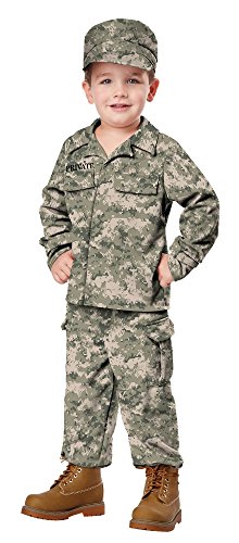 0019519092055 - CALIFORNIA COSTUMES SOLDIER COSTUME, ONE COLOR, 3-4