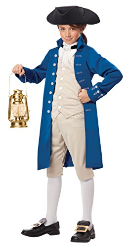 0019519102204 - CALIFORNIA COSTUMES PAUL REVERE BOY COSTUME, ONE COLOR, LARGE