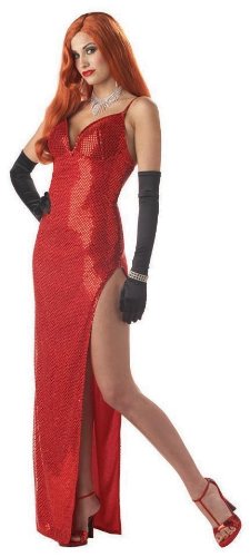 0019519201570 - CALIFORNIA COSTUMES SILVER SCREEN SINSATION ADULT COSTUME - SMALL, RED