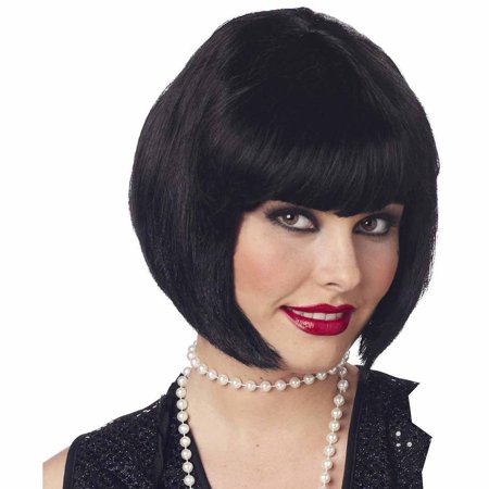 0019519700981 - CALIFORNIA COSTUMES WOMEN'S FLAPPER WIG,BLACK,ONE SIZE