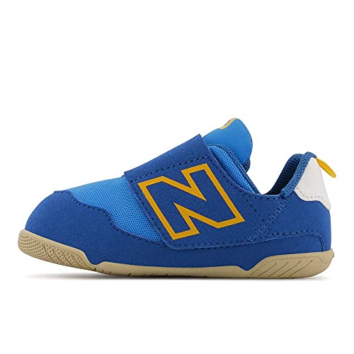 0195481125271 - NEW BALANCE BABY BOYS NEW-B RUNNING SHOE, HELIUM/TEAM GOLD/TEAM RED, 4 WIDE INFANT