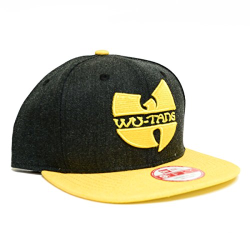 0195501377062 - MEN'S ONE SIZE HEATHER HERO 2 SNAPBACK HAT (ONE SIZE, WU TANG CLAN)