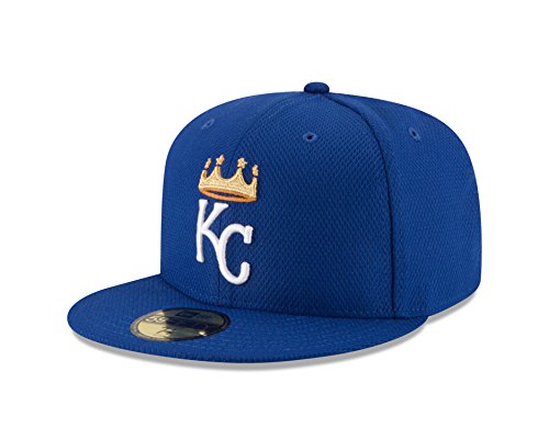 0195502724872 - MLB KANSAS CITY ROYALS MEN'S DIAMOND ERA 59FIFTY CAP, 7.25, BLUE