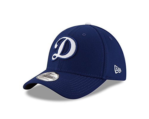0195502728115 - MLB LOS ANGELES DODGERS ADULT DIAMOND ERA 39THIRTY STRETCH FIT CAP, LARGE/X-LARGE, BLUE