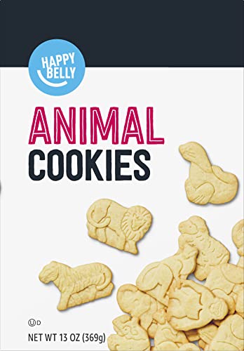 0195515006682 - AMAZON BRAND - HAPPY BELLY ANIMAL COOKIES, 13 OUNCE (REFORMULATION)