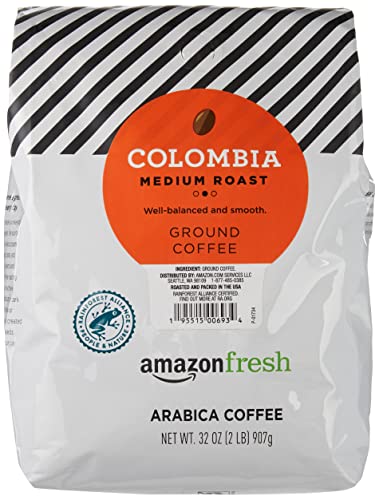0195515006934 - AMAZONFRESH COLOMBIA GROUND COFFEE, MEDIUM ROAST, 32 OUNCE