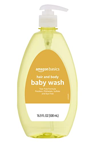 0195515025553 - AMAZON BASICS TEAR-FREE BABY HAIR AND BODY WASH, 16.9 FLUID OUNCE, 1-PACK (PREVIOUSLY SOLIMO)