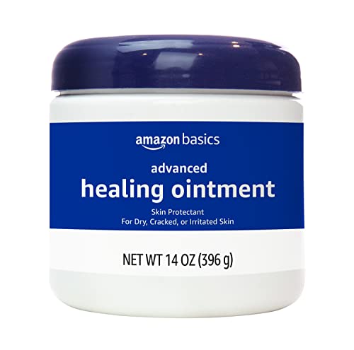 0195515026093 - AMAZON BASICS HEALING OINTMENT AND SKIN PROTECTANT FOR DRY & CRACKED SKIN, FRAGRANCE FREE, 14 OUNCE, PACK OF 1