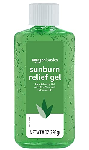 0195515026796 - AMAZON BASICS SUNBURN RELIEF GEL WITH ALOE VERA, 8 FLUID OUNCE, 1-PACK (PREVIOUSLY SOLIMO)