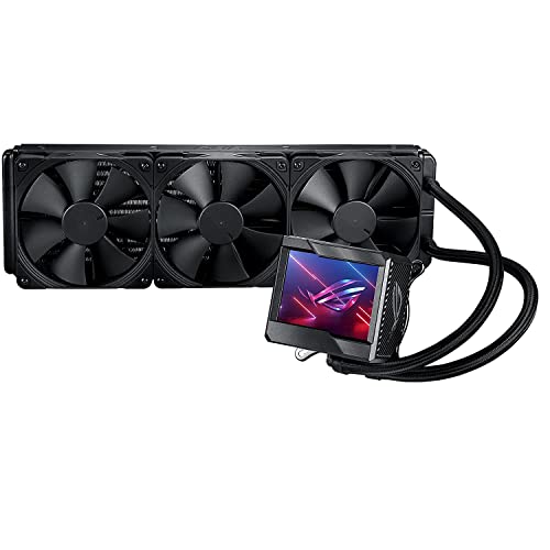 0195553273954 - ASUS ROG RYUJIN II 360 RGB ALL-IN-ONE LIQUID CPU COOLER 360MM RADIATOR (3.5COLOR LCD, EMBEDDED PUMP FAN AND 3XNOCTUA IPPC 2000PWM 120MM RADIATOR FANS,COMPATIBLE WITH INTEL LGA1700, 1200 & AM4 SOCKET)