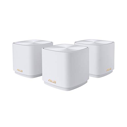 0195553760171 - ASUS ZENWIFI XD4 PLUS AX1800 DUAL-BAND MESH WIFI 6 SYSTEM (XD4 PLUS)-WHOLE HOME COVERAGE UP TO 4,800 SQ.FT & 25+ DEVICES, 1800MBPS, AIMESH, LIFETIME FREE INTERNET SECURITY, PARENTAL CONTROL, EASYSETUP