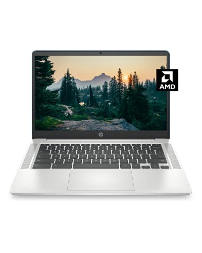 0195697454769 - HP CHROMEBOOK 14A LAPTOP, AMD 3015CE PROCESSOR, 4 GB RAM, 32 GB EMMC STORAGE, 14-INCH HD TOUCHSCREEN, GOOGLE CHROME OS, ANTI-GLARE SCREEN, LONG-BATTERY LIFE (14A-ND0060NR, 2021, FOREST TEAL)