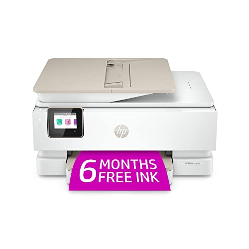 0195697743887 - HP ENVY INSPIRE 7958E WIRELESS COLOR ALL-IN-ONE PRINTER WITH 6 MONTHS FREE INK WITH HP+ (327A7A)