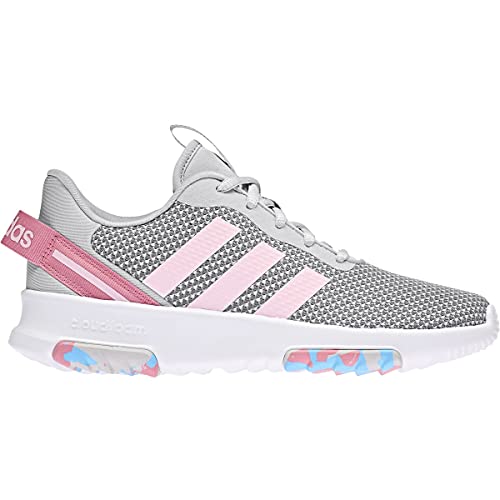 0195733167073 - ADIDAS BABY RACER TR 2.0 RUNNING SHOE, GREY TWO/CLEAR PINK/ROSE TONE, 3 US UNISEX INFANT