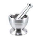 0019578137964 - STAINLESS STEEL MORTAR AND PESTLE