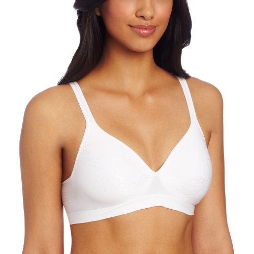 0019585302539 - BARELY THERE WOMEN'S CUSTOMFLEX FIT WIREFREE BRA, WHITE, X-LARGE