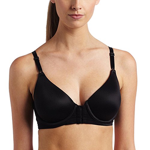 0019585384535 - BALI WOMEN'S BRASETTE, SMOOTHERS,BLACK,34/36 D