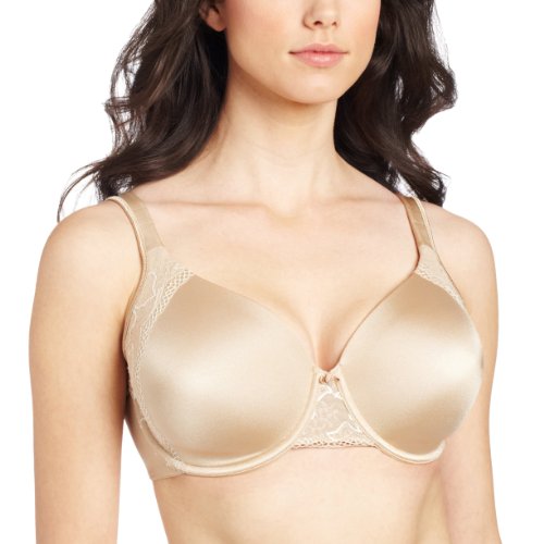0019585505893 - BALI WOMEN'S ONE SMOOTH U BRA WITH LACE SIDE SUPPORT, NUDE/MOONLIGHT COMBO, 40B