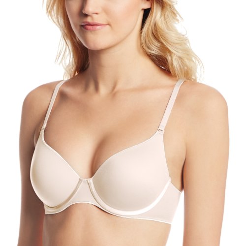 0019585660301 - BARELY THERE WOMEN'S SIMPLY THE ONE UNDERWIRE BRA, NATURAL BEIGE/WHISPER WHITE, 36A