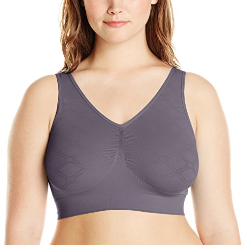 JUST MY SIZE Comfort Shaping Wirefree Bra (1Q20) Black, 44C