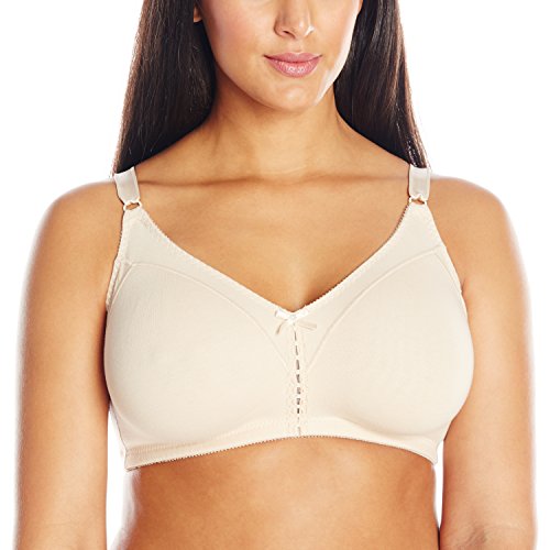0019585701646 - BALI DOUBLE SUPPORT WIRE FREE BRA 3036 40D, SOFT TAUPE