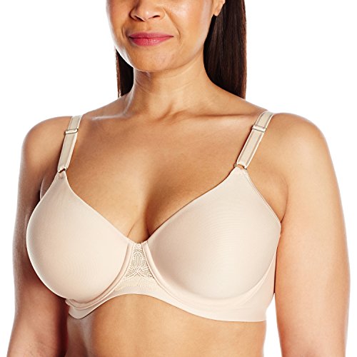 0019585760384 - HANES PLATINUM WOMEN'S SMOOTH INSIDE AND OUT UNDERWIRE BRA, SOFT TAUPE, 40B