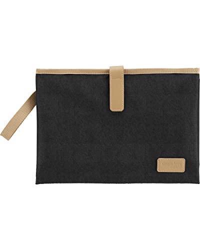 0195861057055 - SIMPLE JOYS BY CARTERS BABY CHANGING WALLET, BLACK, ONE SIZE