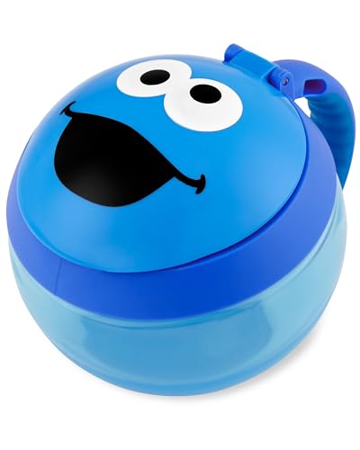 0195862475070 - SKIP HOP X SESAME STREET BABY SNACK CONTAINER, TODDLER SNACK CUP, COOKIE MONSTER