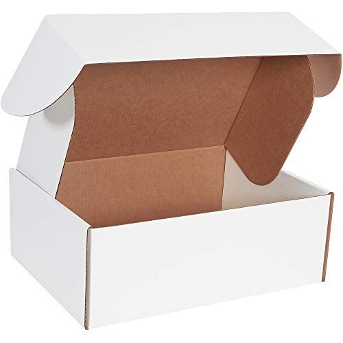 0195865245236 - AVIDITI RECYCLED CORRUGATED CARDBOARD DELUXE LITERATURE MAILERS, 16 L X 12 W X 6 H, WHITE, CONTAINS 4% - 57% RECYCLED CONTENT (PACK OF 25)