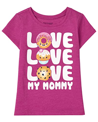 0195935354813 - THE CHILDRENS PLACE BABY AND TODDLER GIRLS GRAPHIC T-SHIRT, MOMMY, 4T
